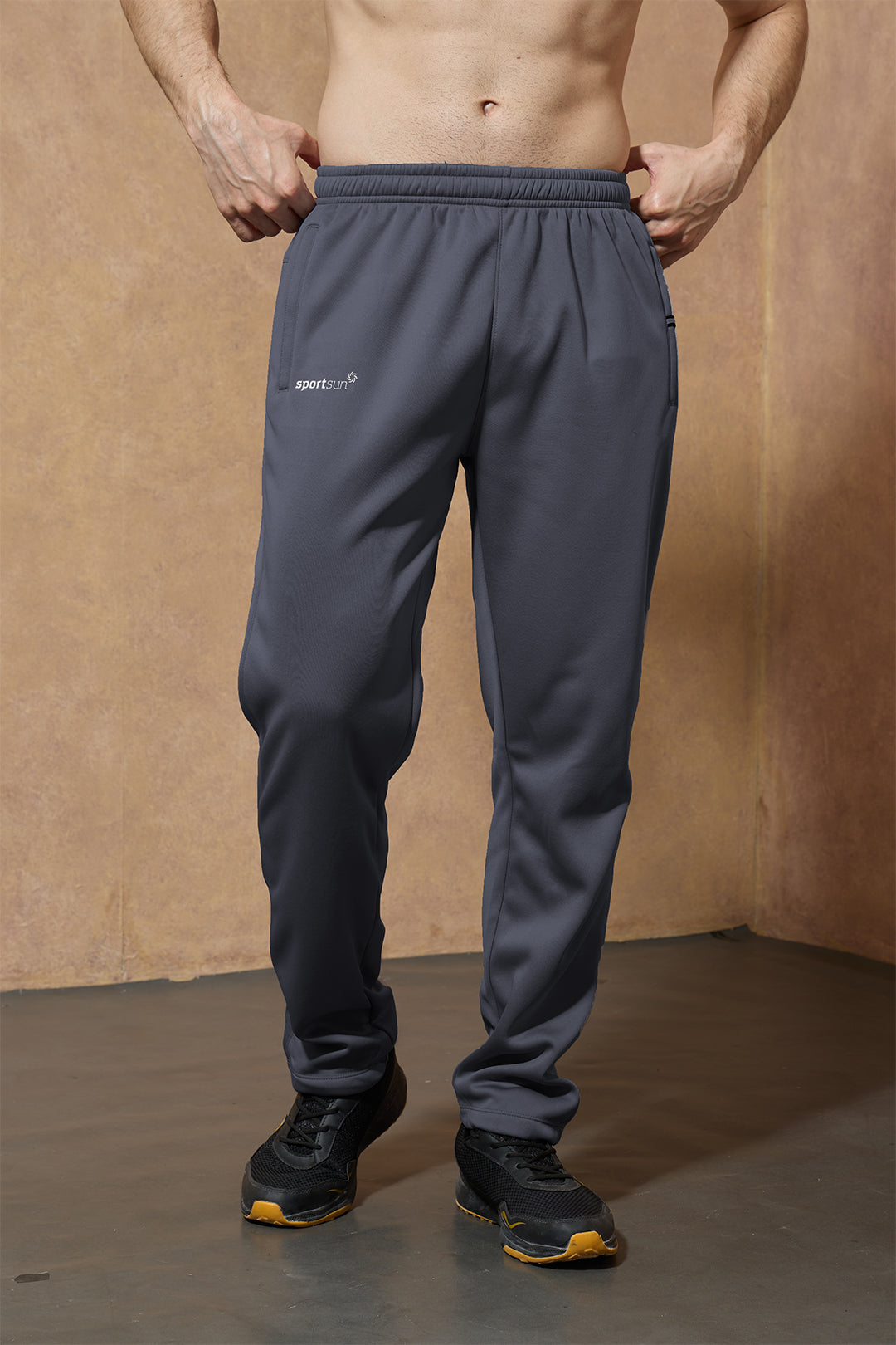 FLEECE LOWER, DARK GREY