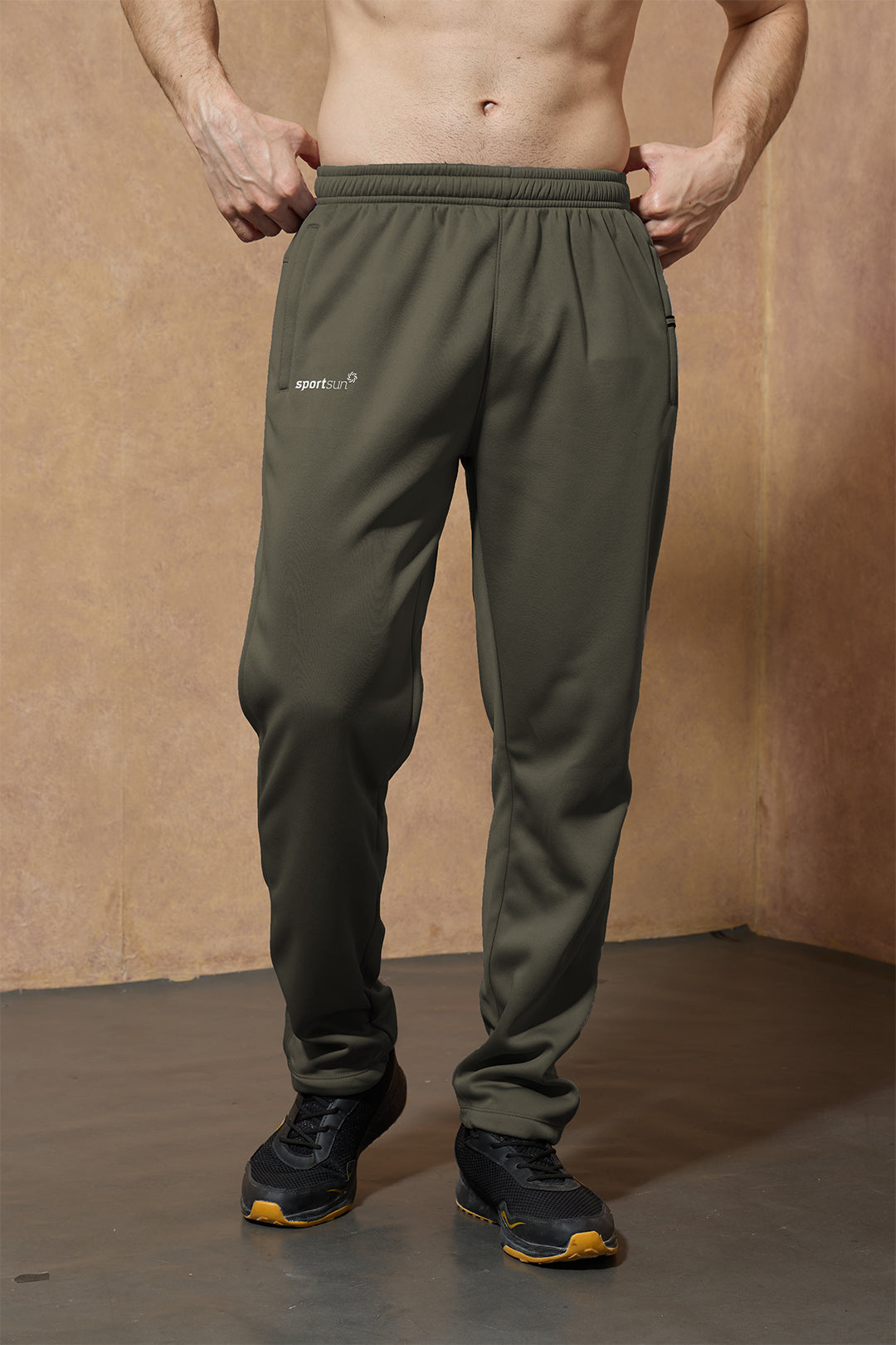 FLEECE LOWER, OLIVE