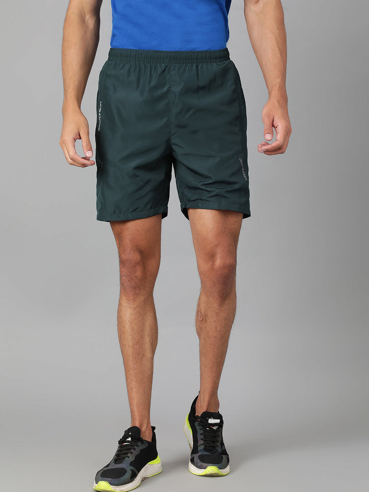 Sport Sun Solid Men Teal Micro Shorts