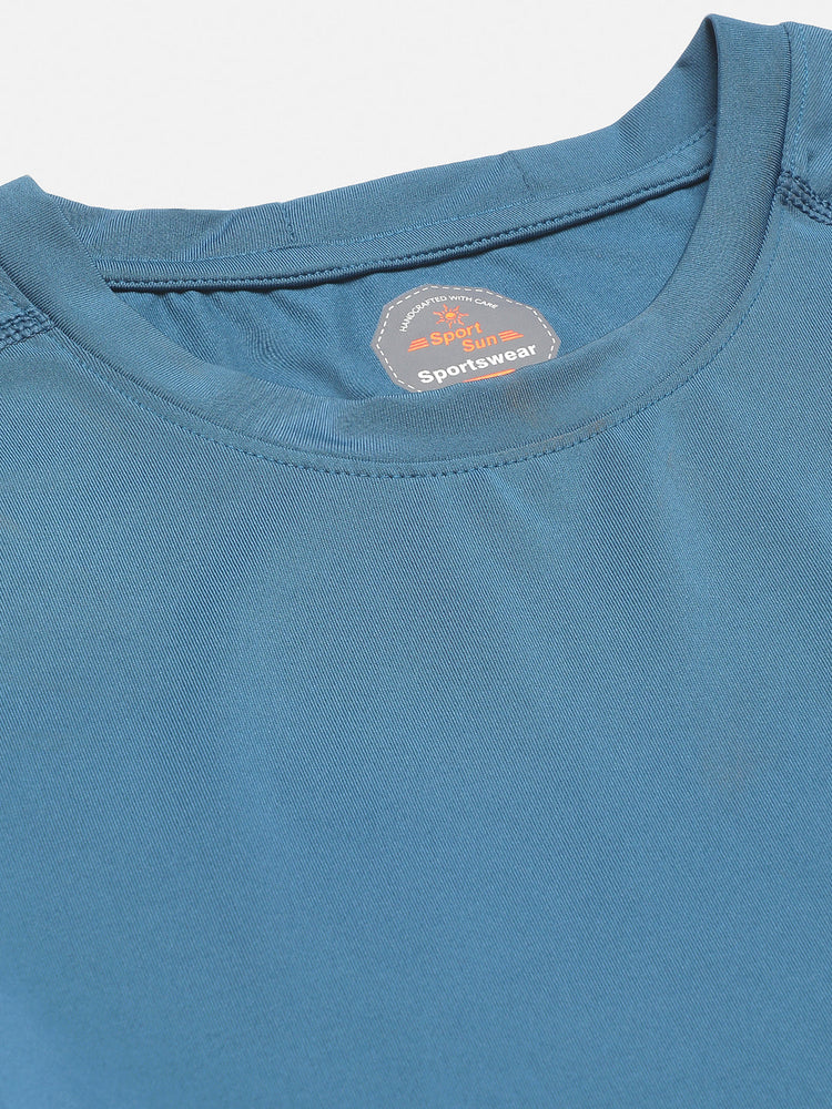 Sport Sun Round Neck Playcool Mesh Airforce T Shirt For Men
