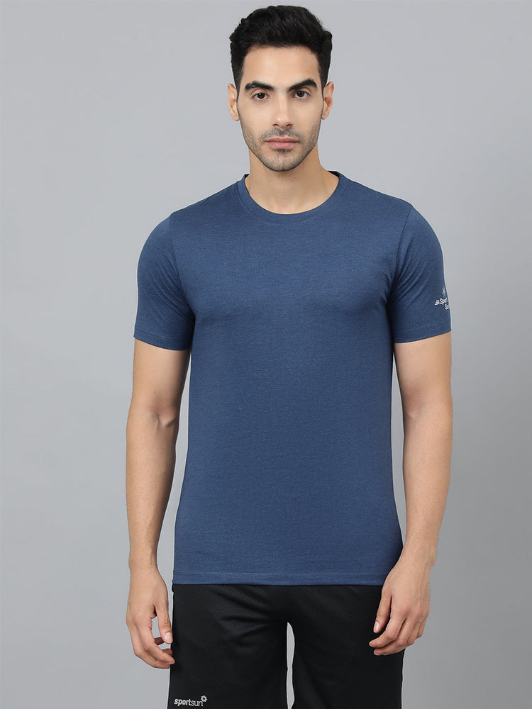 Sport Sun Cotton Round Neck Airforce T-Shirt for Men