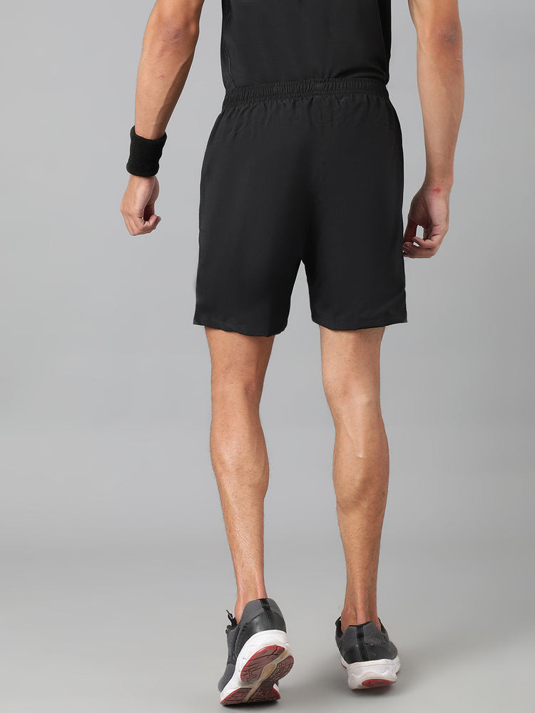 Sport Sun Solid Men Black Micro Shorts