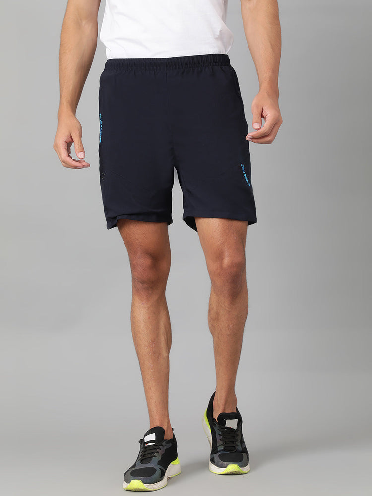 Sport Sun Solid Men Navy Blue Micro Shorts