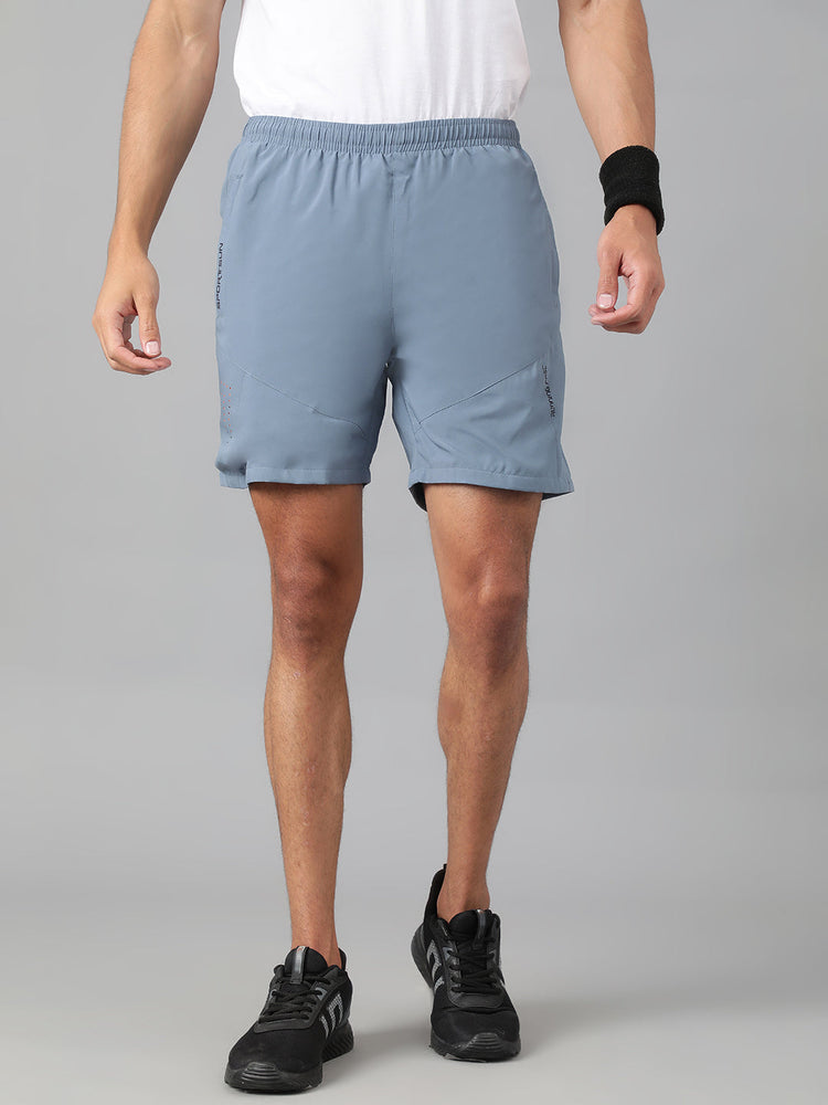 Sport Sun Solid Men Ice Blue Micro Shorts