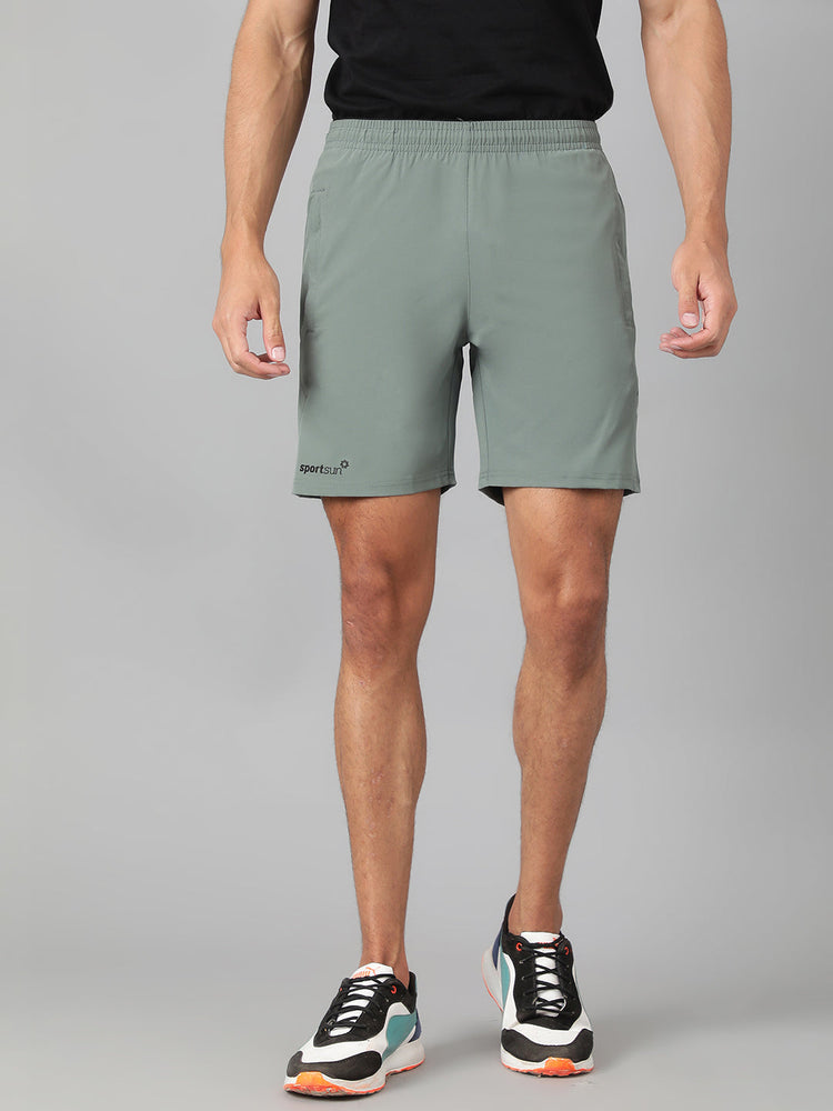 Sport Sun NS Lycra Green Shorts for Men