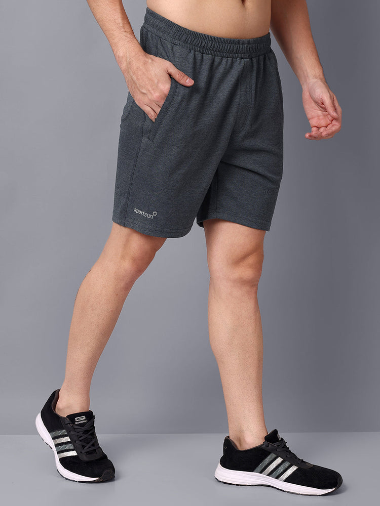 Sport Sun Active Cotton Dark Grey Shorts for men