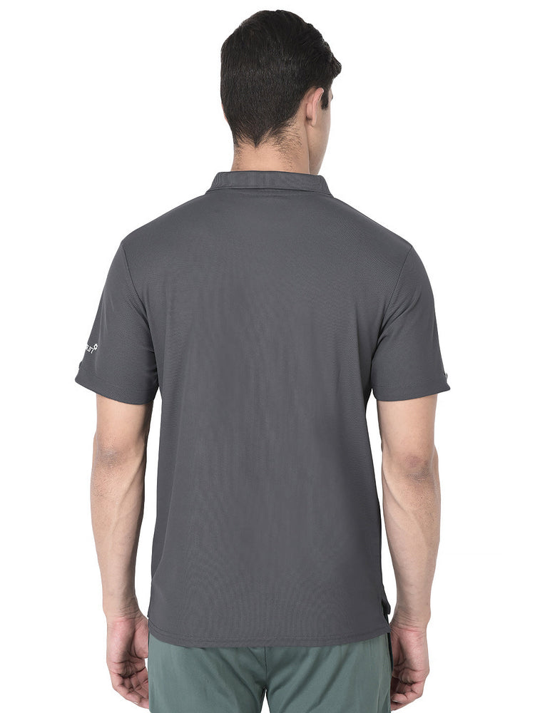 Sport Sun Max Polo Dark Grey T-shirt for Men