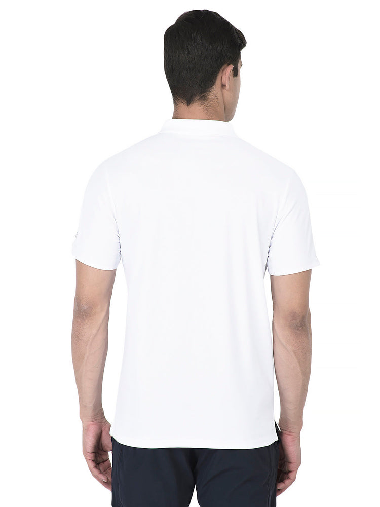 Sport Sun Max Polo White T-Shirt For Men