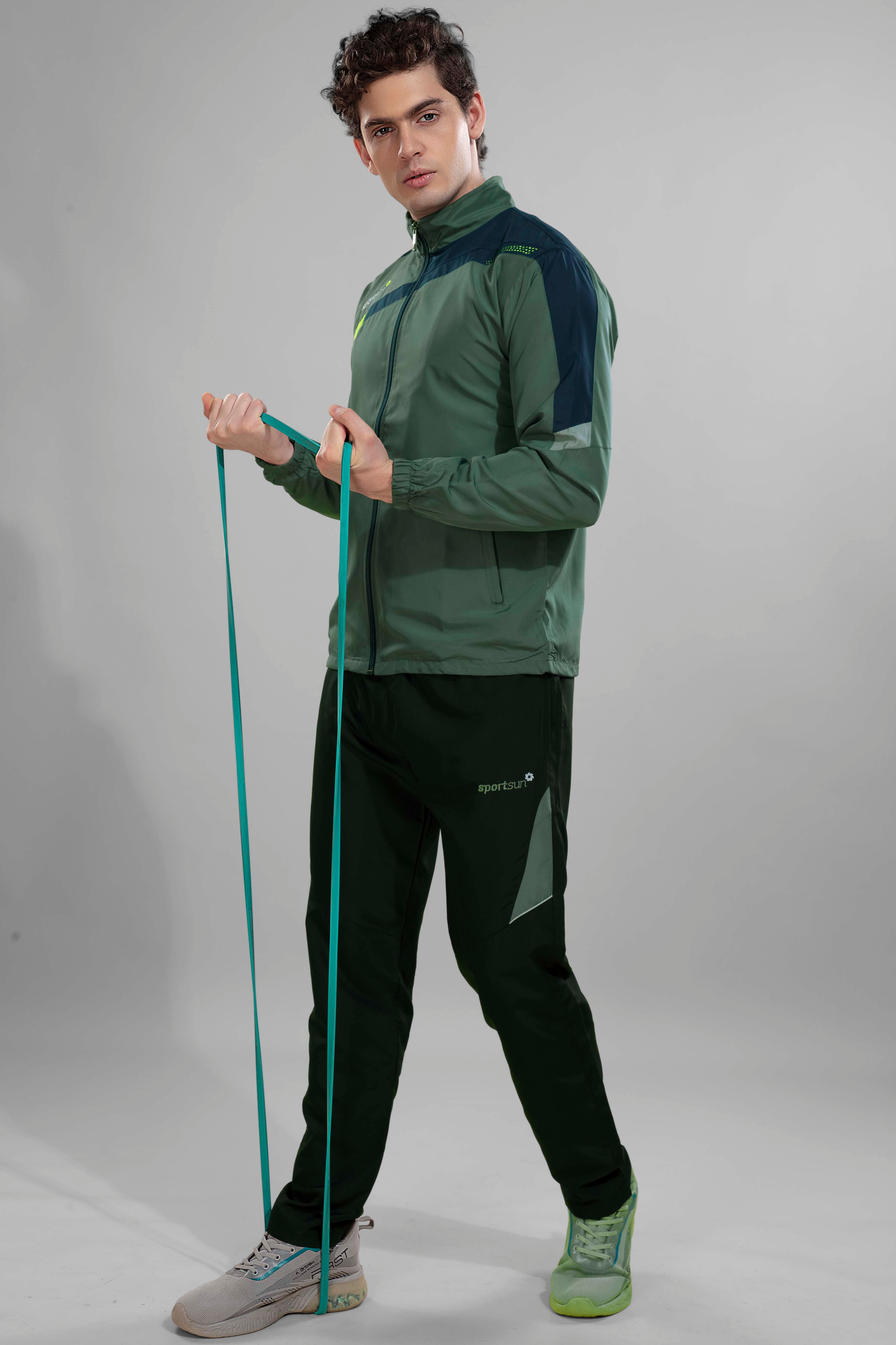 Sport Sun Forest Green Premium Sports Jacket