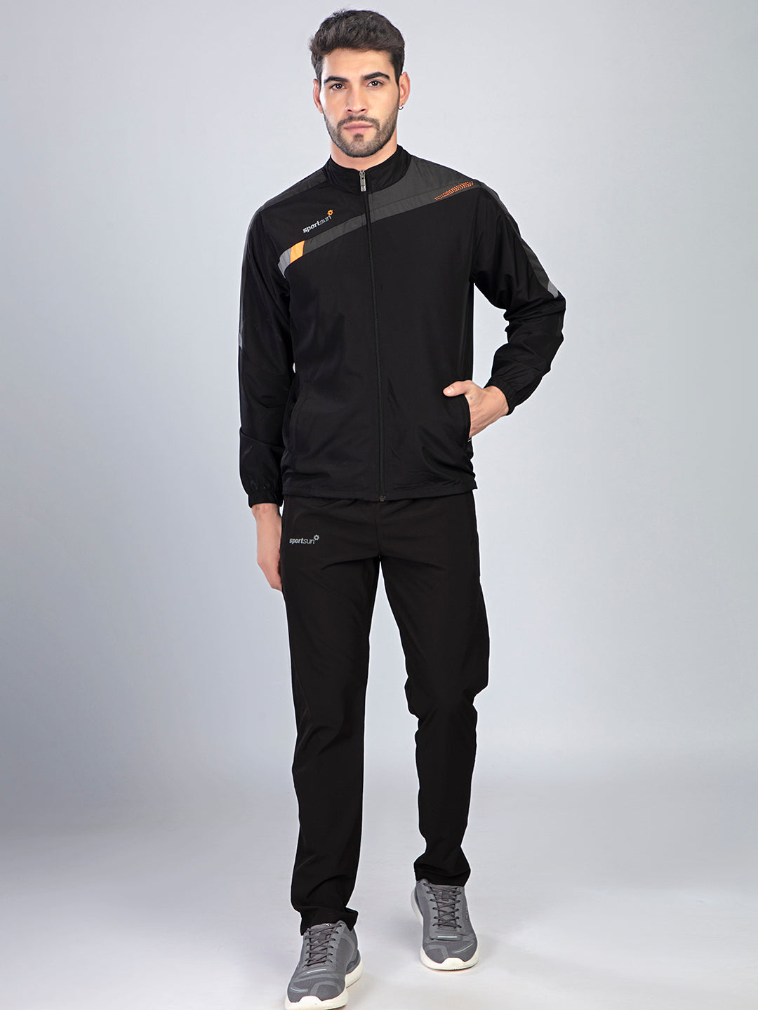 Sport Sun Black Premium Sports Jacket