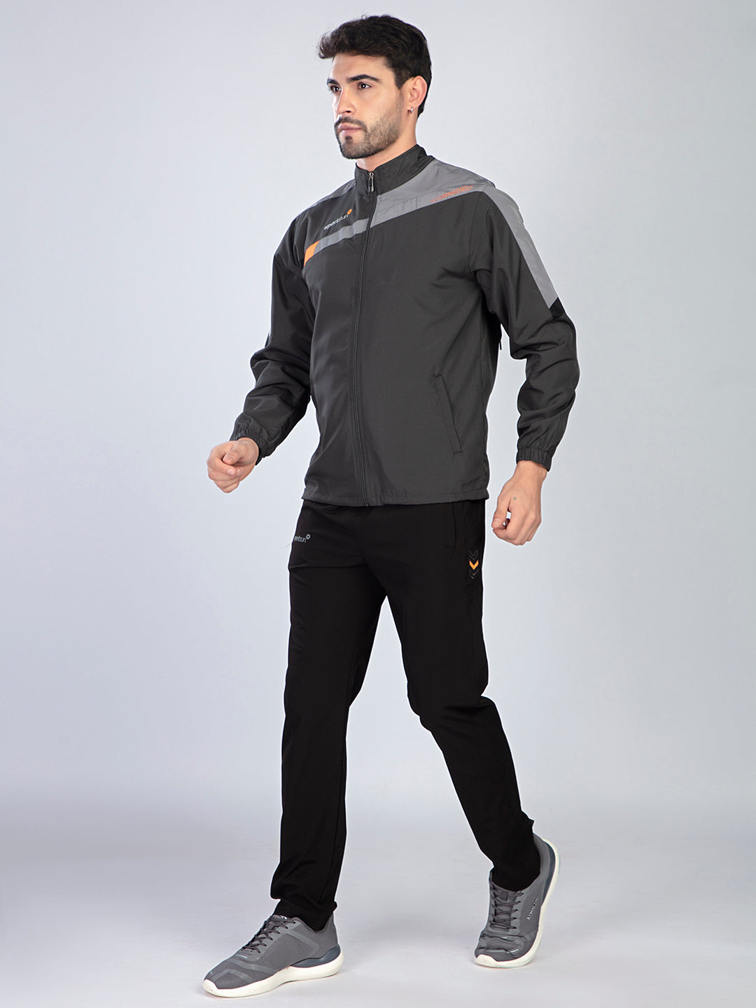 Sport Sun Dark Grey Premium Sports Jacket