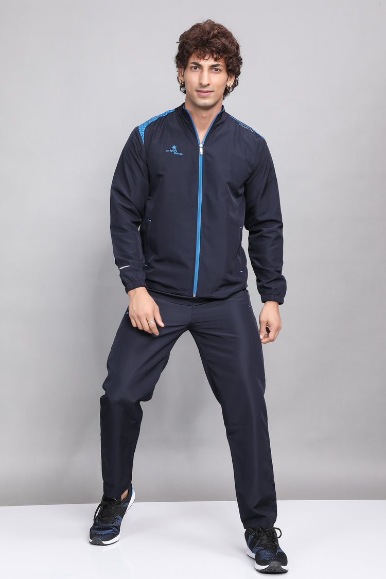 Sport Sun Micro Poly Navy Blue Track Suit