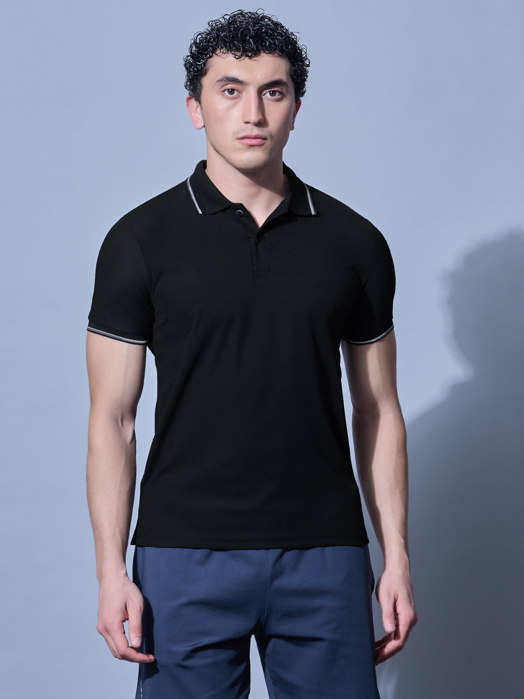 Sport Sun Max Polo Pro Black T Shirt