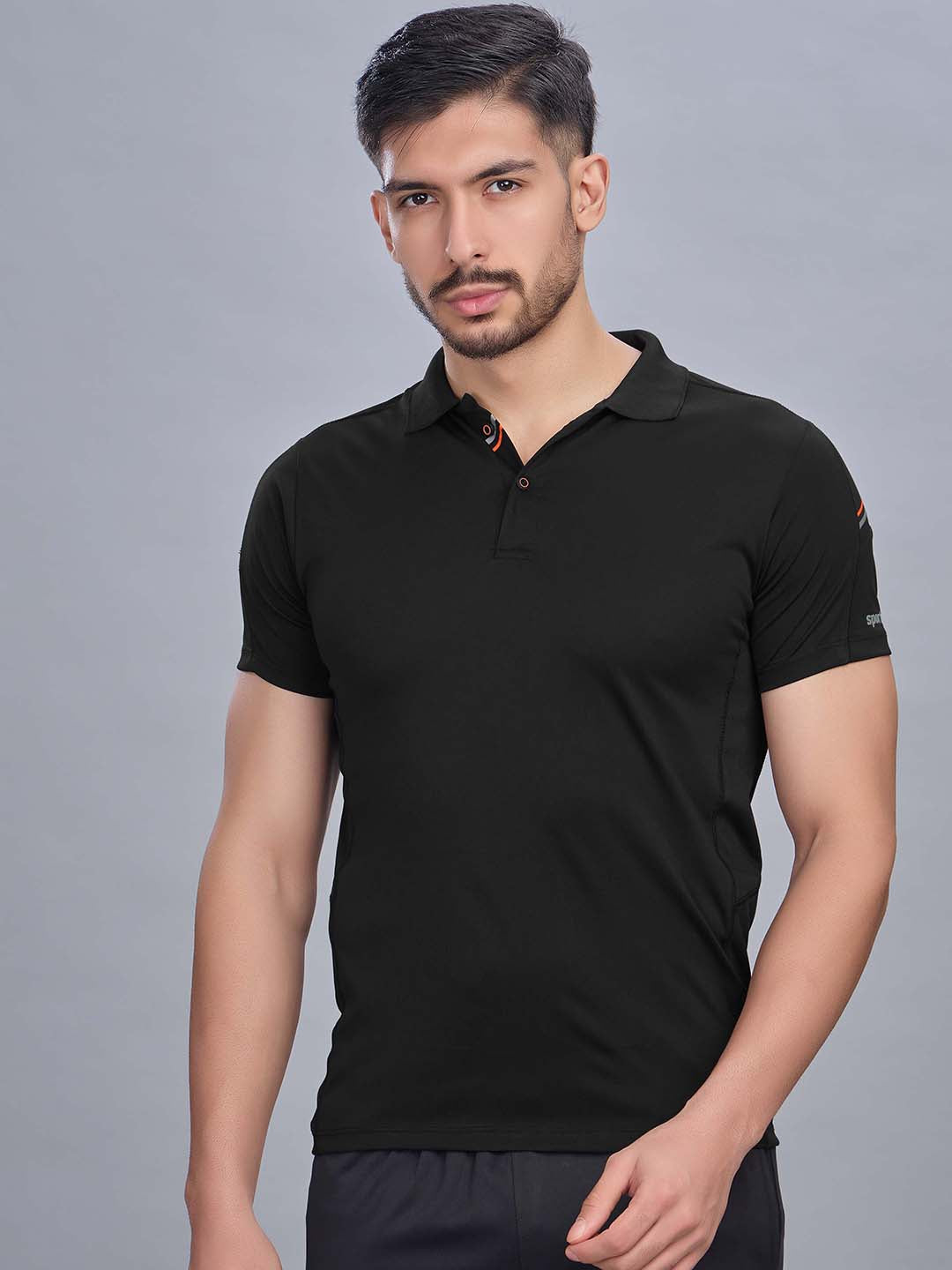 Solid Men Sports T Shirt