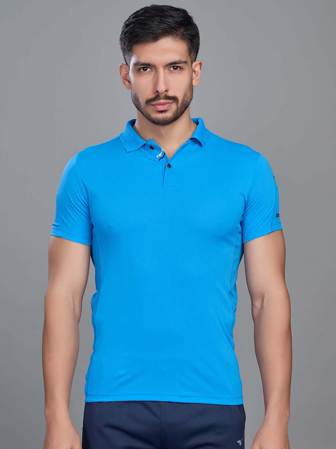 Solid Men Sports T Shirt