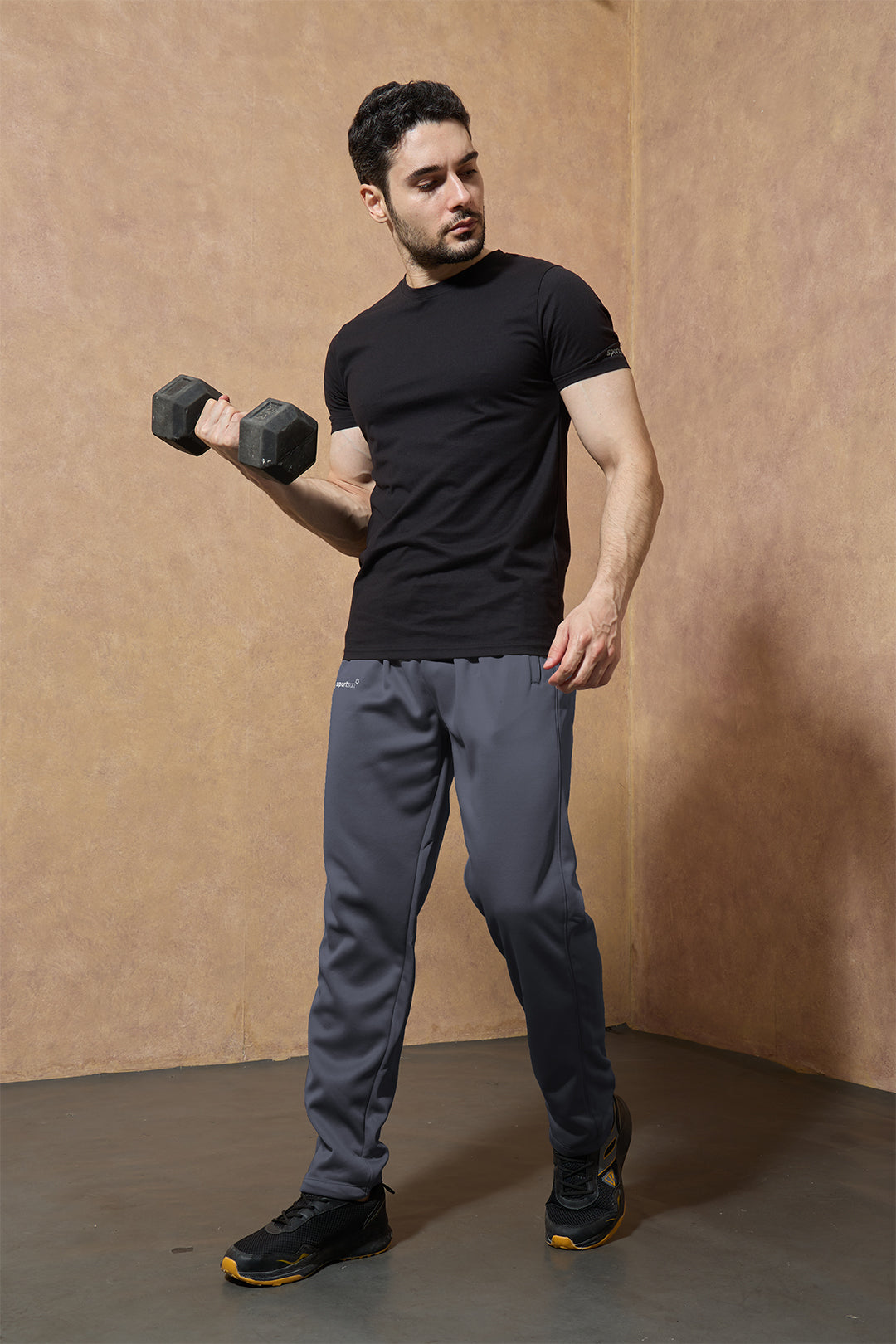 FLEECE LOWER, DARK GREY