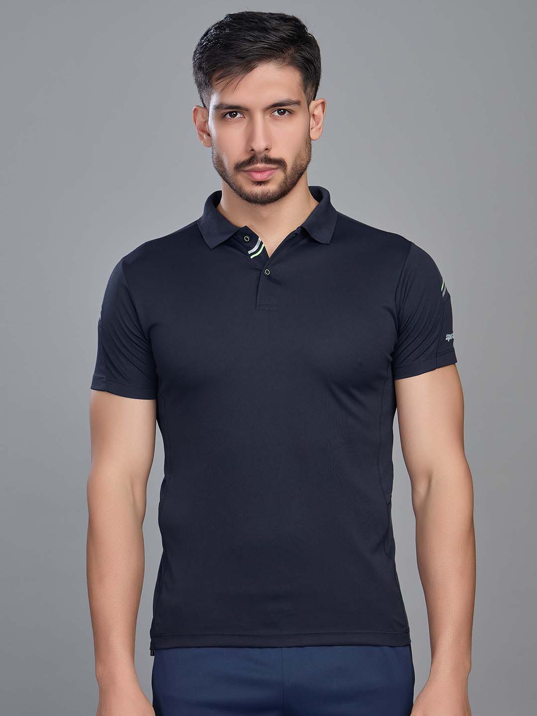 Solid Men Sports T Shirt