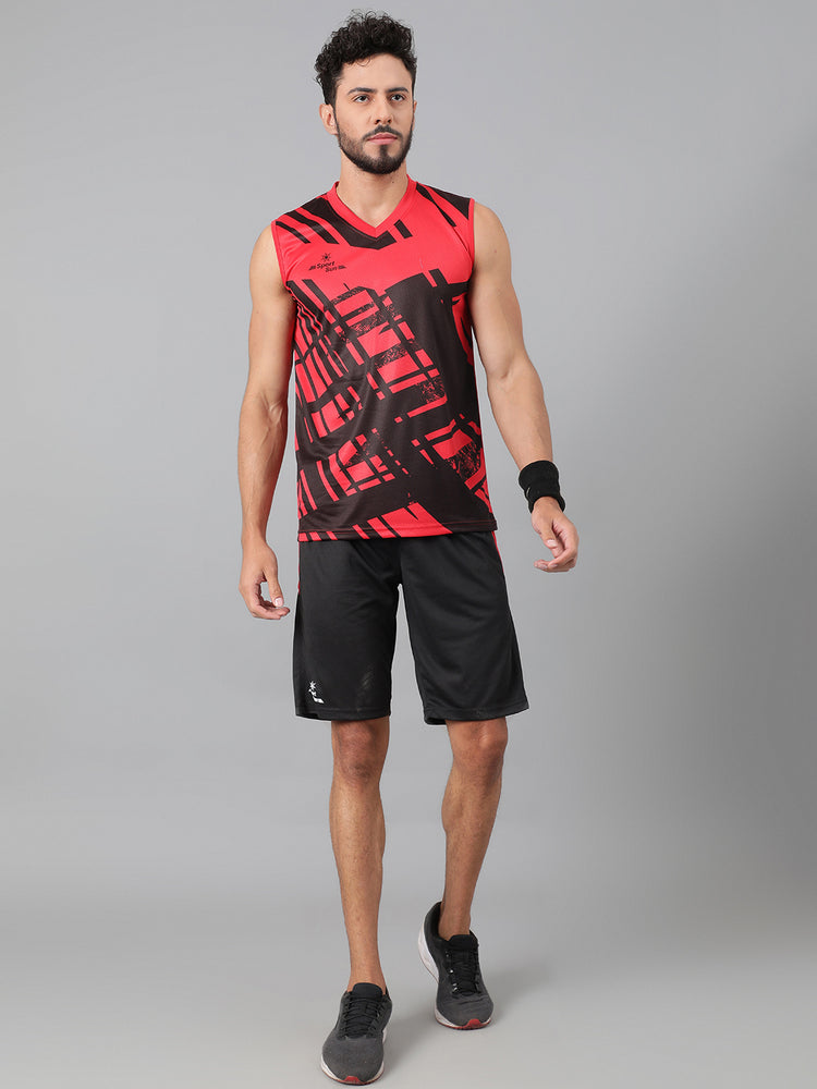 Sport Sun Basketball Black-Red Dress