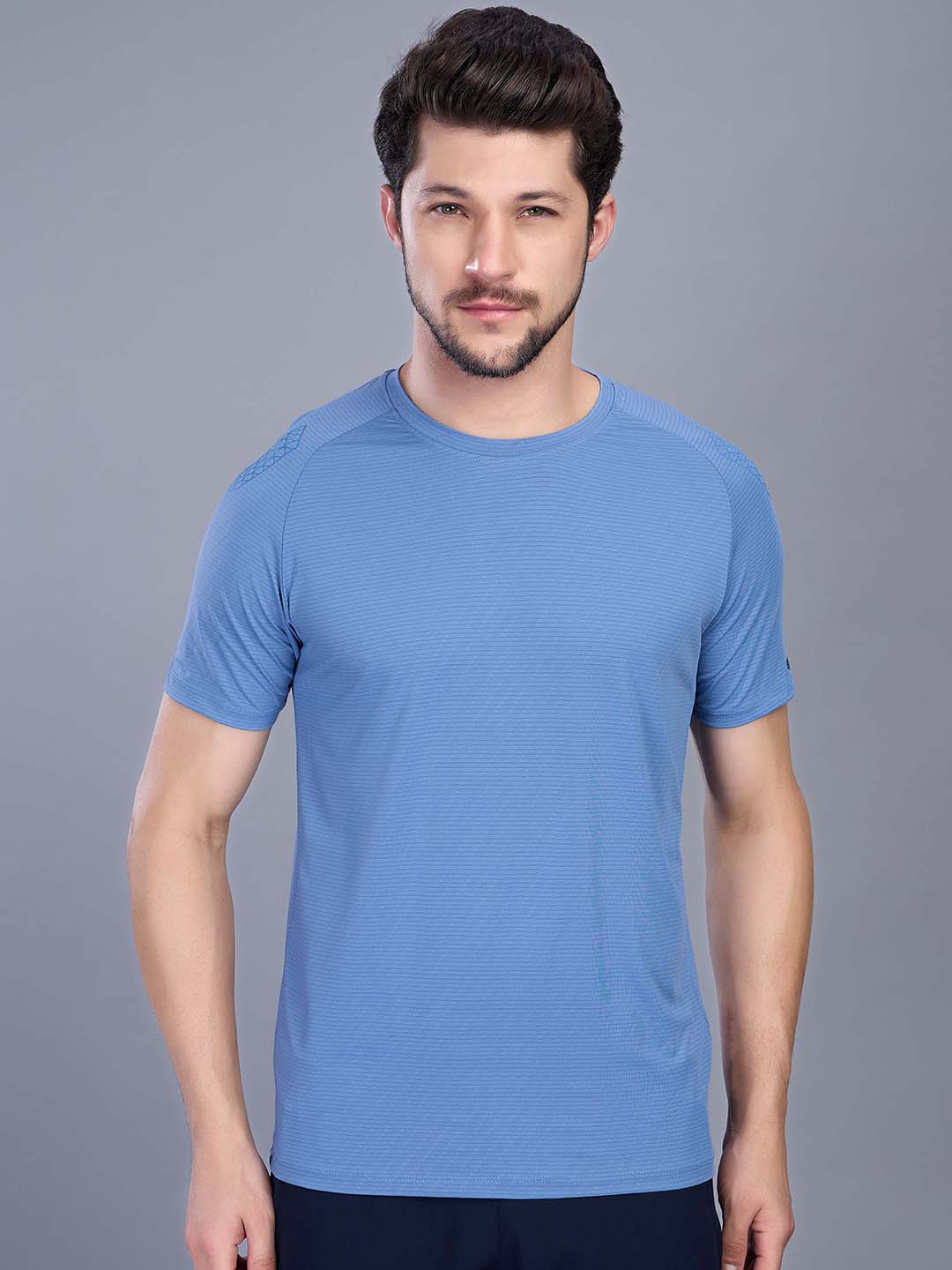 Men’s Active Stretchable Round Neck Sports T Shirt