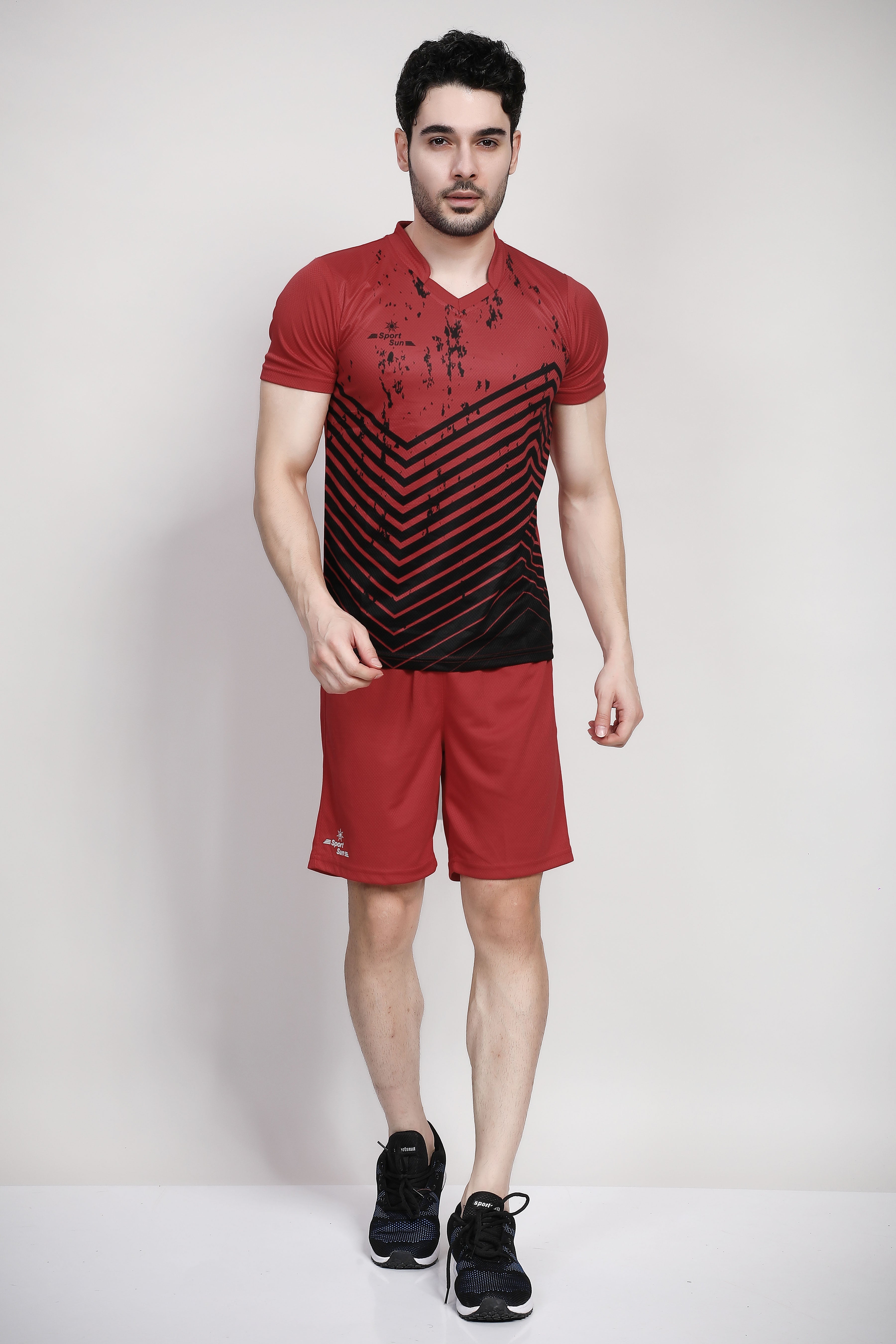 Sports Red Football Kit For Men