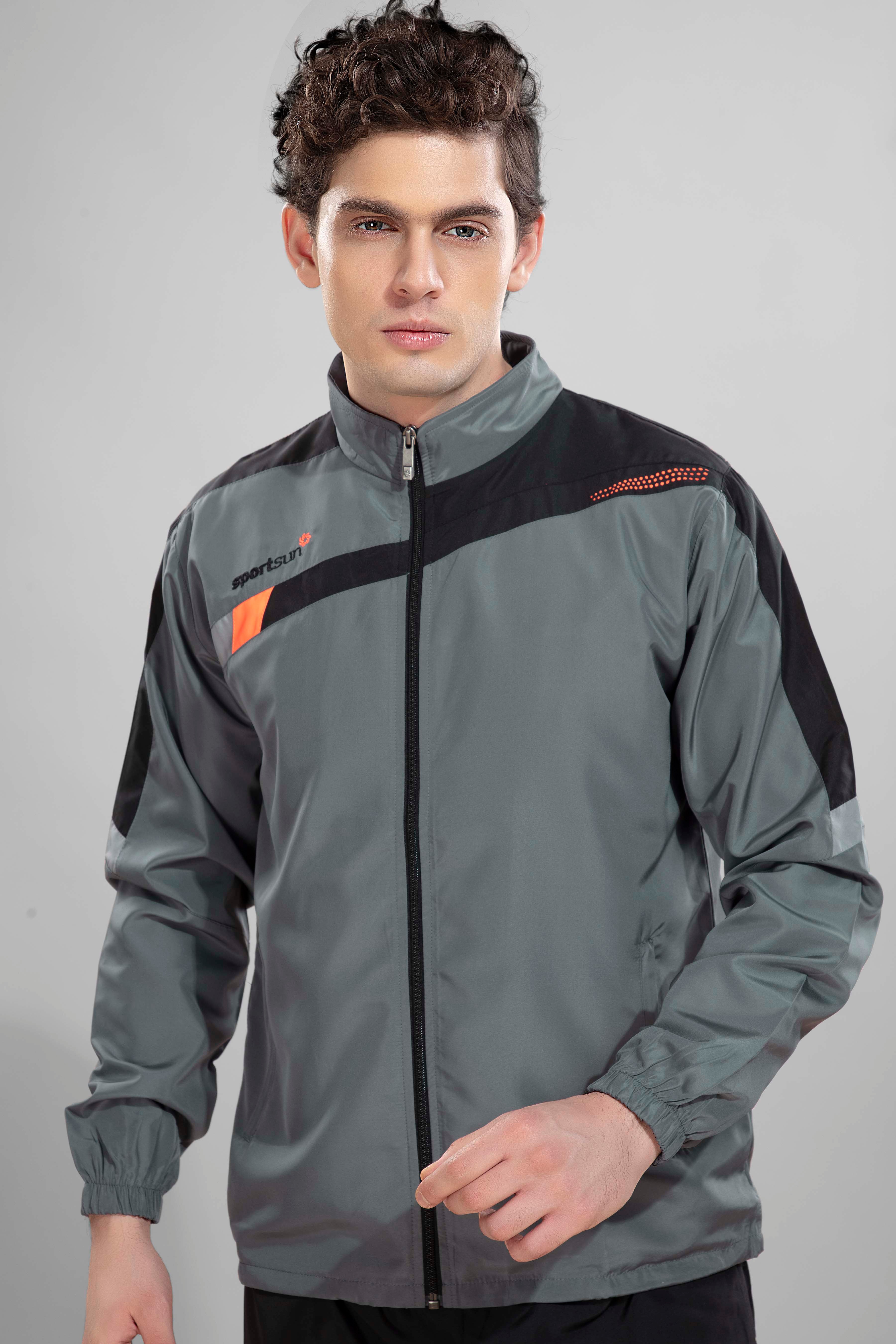 Sport Sun Grey Premium Sports Jacket