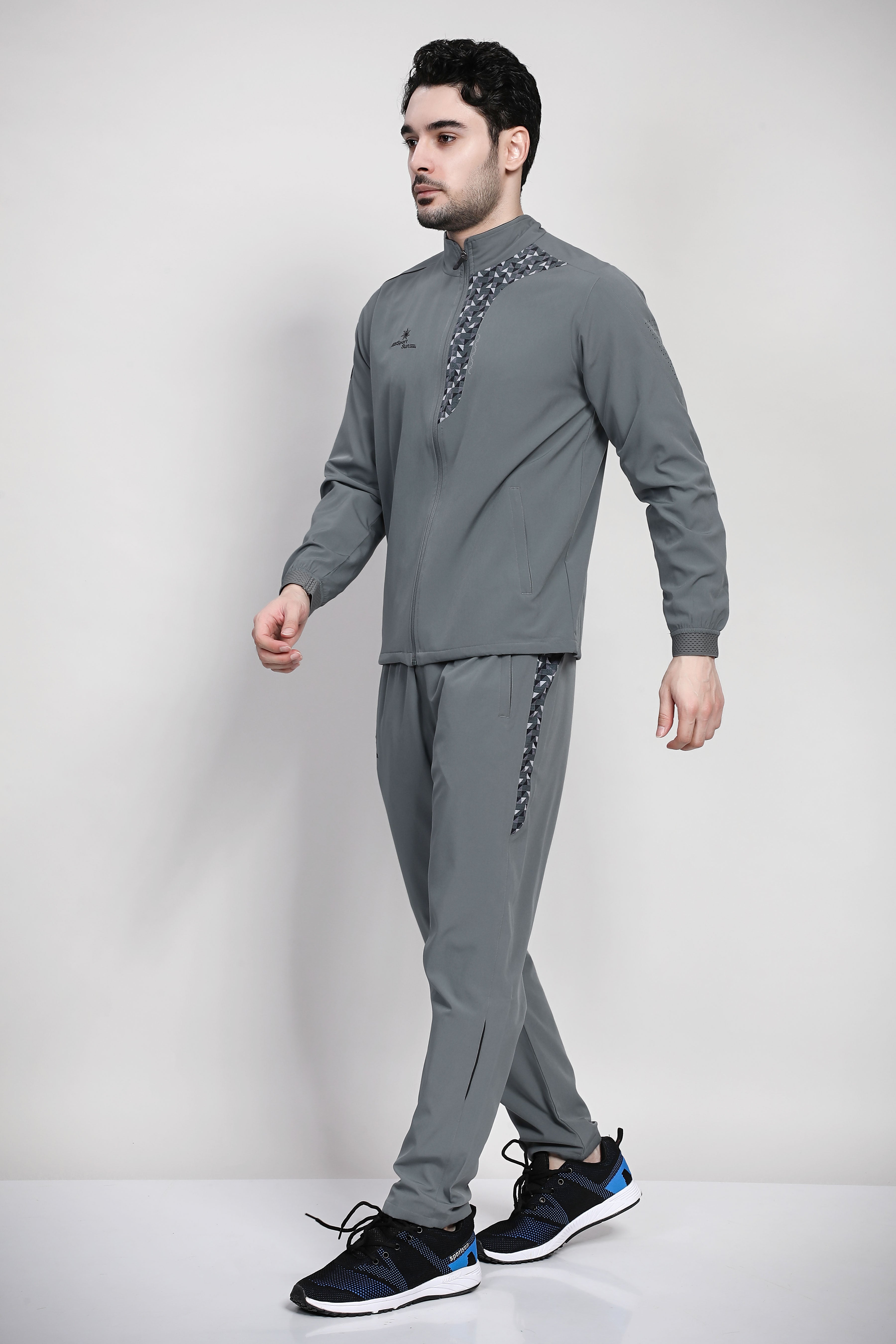 Sport Sun Micro Poly Green Track Suit