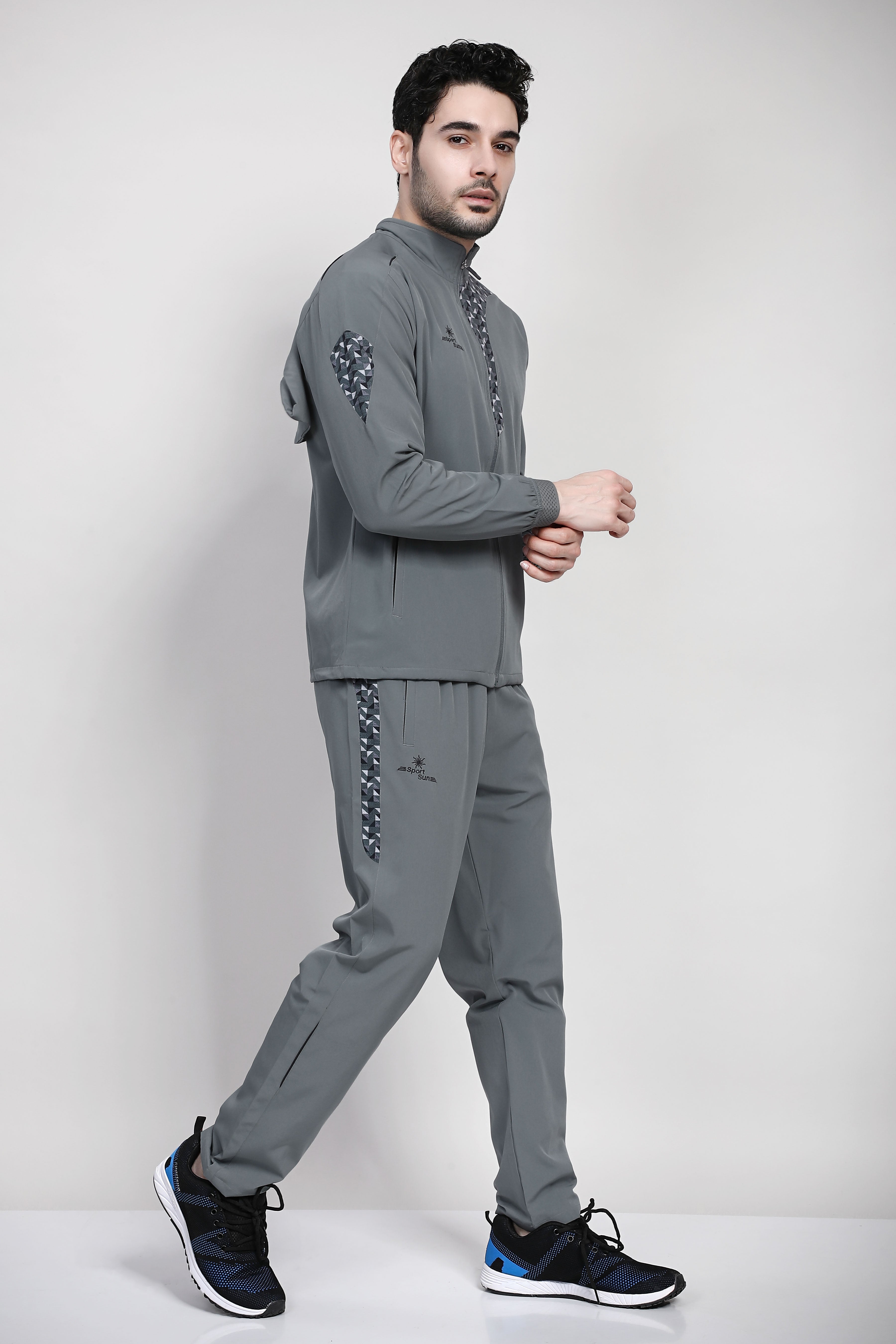 Sport Sun Micro Poly Green Track Suit