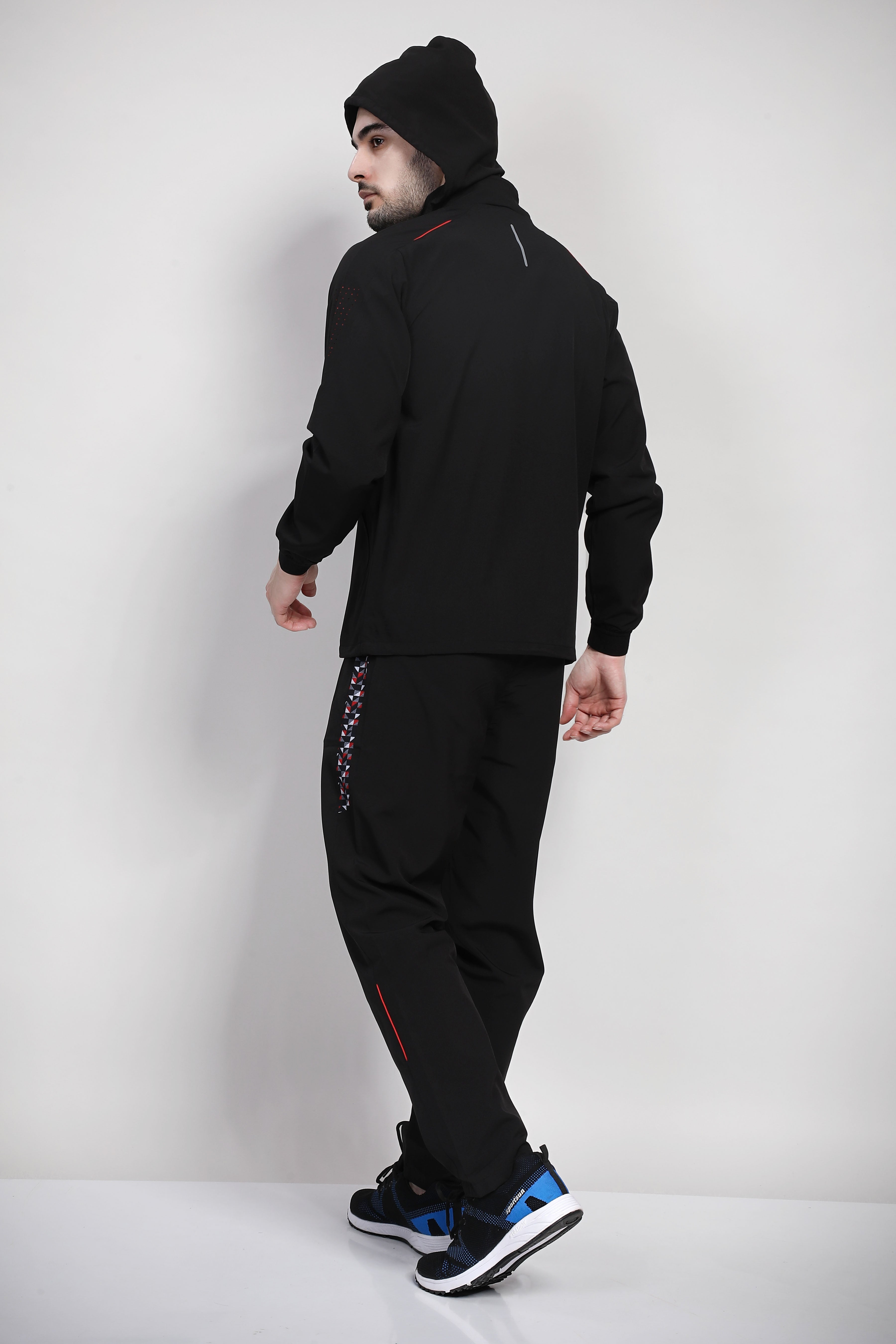 Sport Sun Micro Poly Black Track Suit