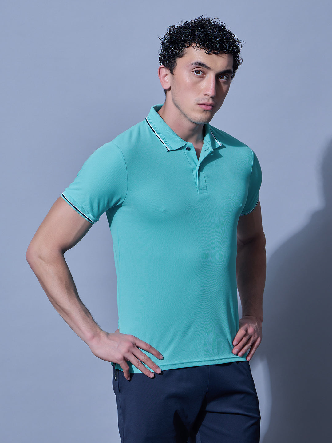 Sport Sun Max Polo Pro Sky Blue T Shirt