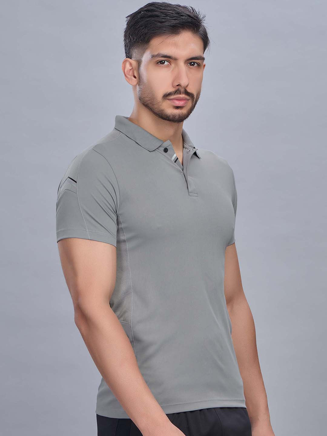 Solid Men Sports T Shirt