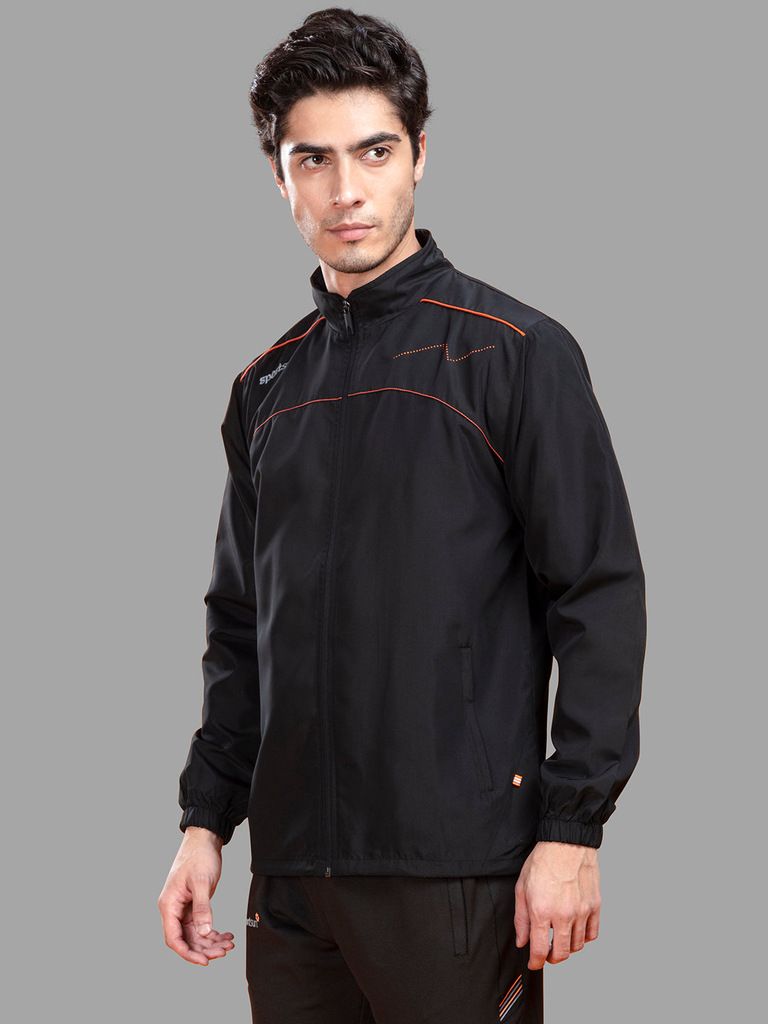 Sport Sun Black Premium Sports Jacket