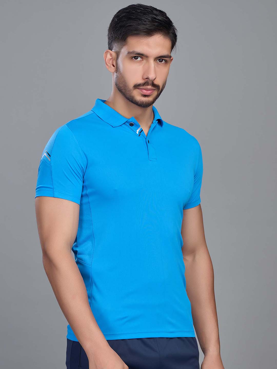 Solid Men Sports T Shirt