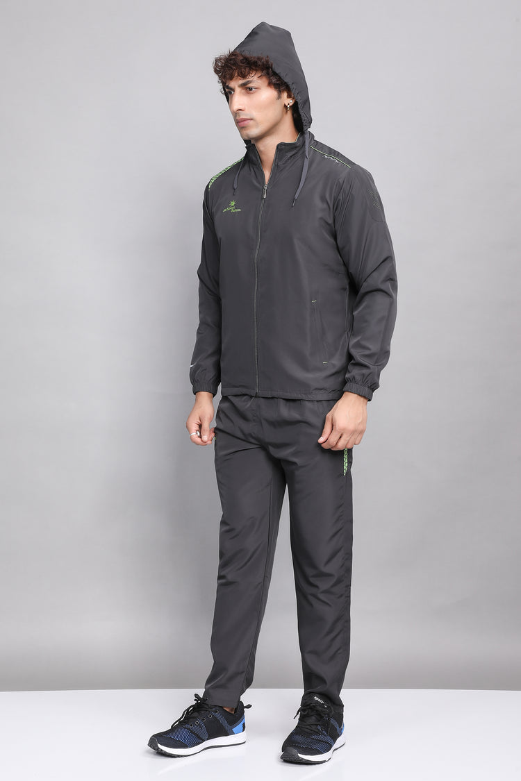 Sport Sun Micro Poly Dark Grey Track Suit