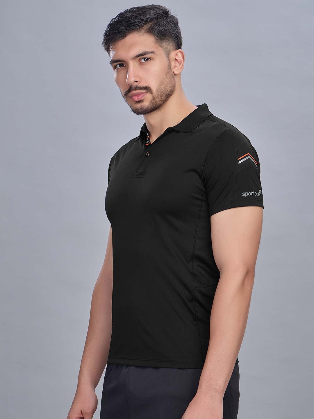 Solid Men Sports T Shirt