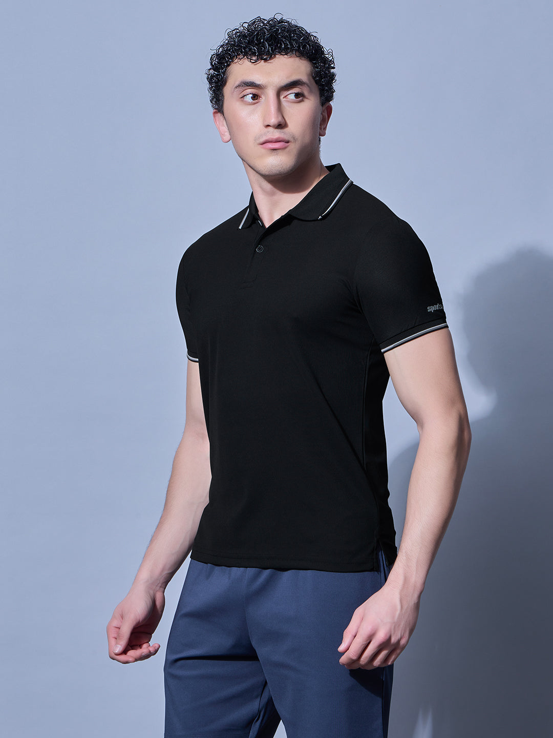 Sport Sun Max Polo Pro Black T Shirt