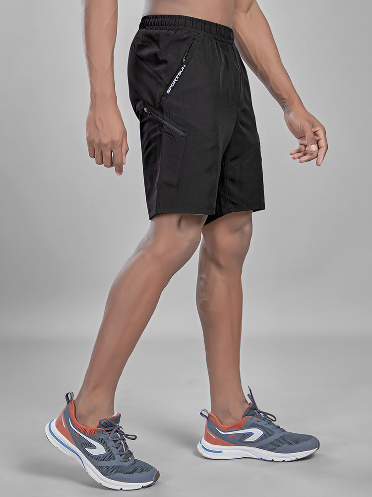 Sport Sun Sports Cargo Black Shorts