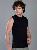 CUT SLEEVE ROUND NECK