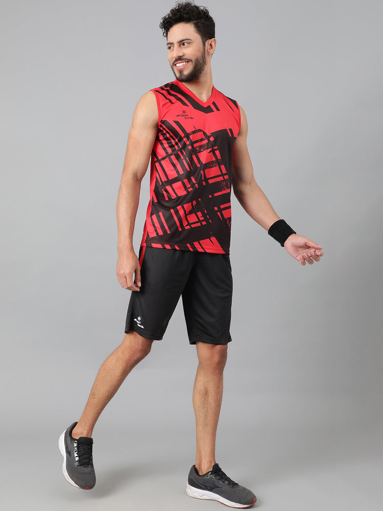 Sport Sun Basketball Black-Red Dress