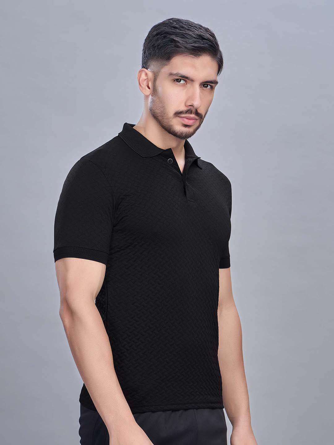 Solid Men Sports T Shirt