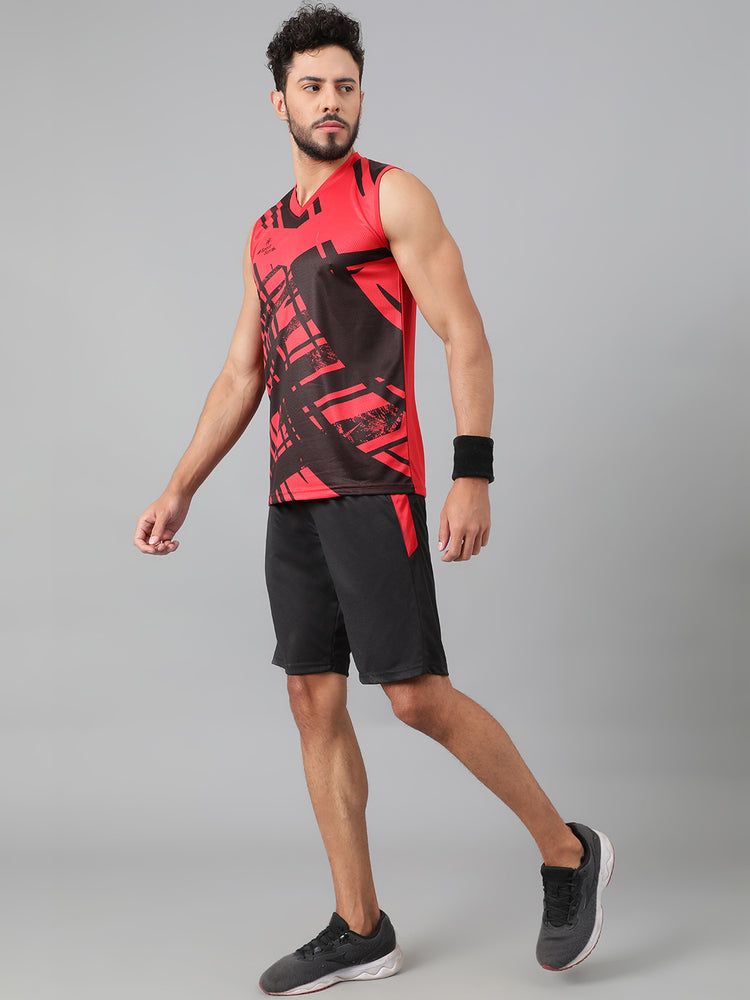 Sport Sun Basketball Black-Red Dress