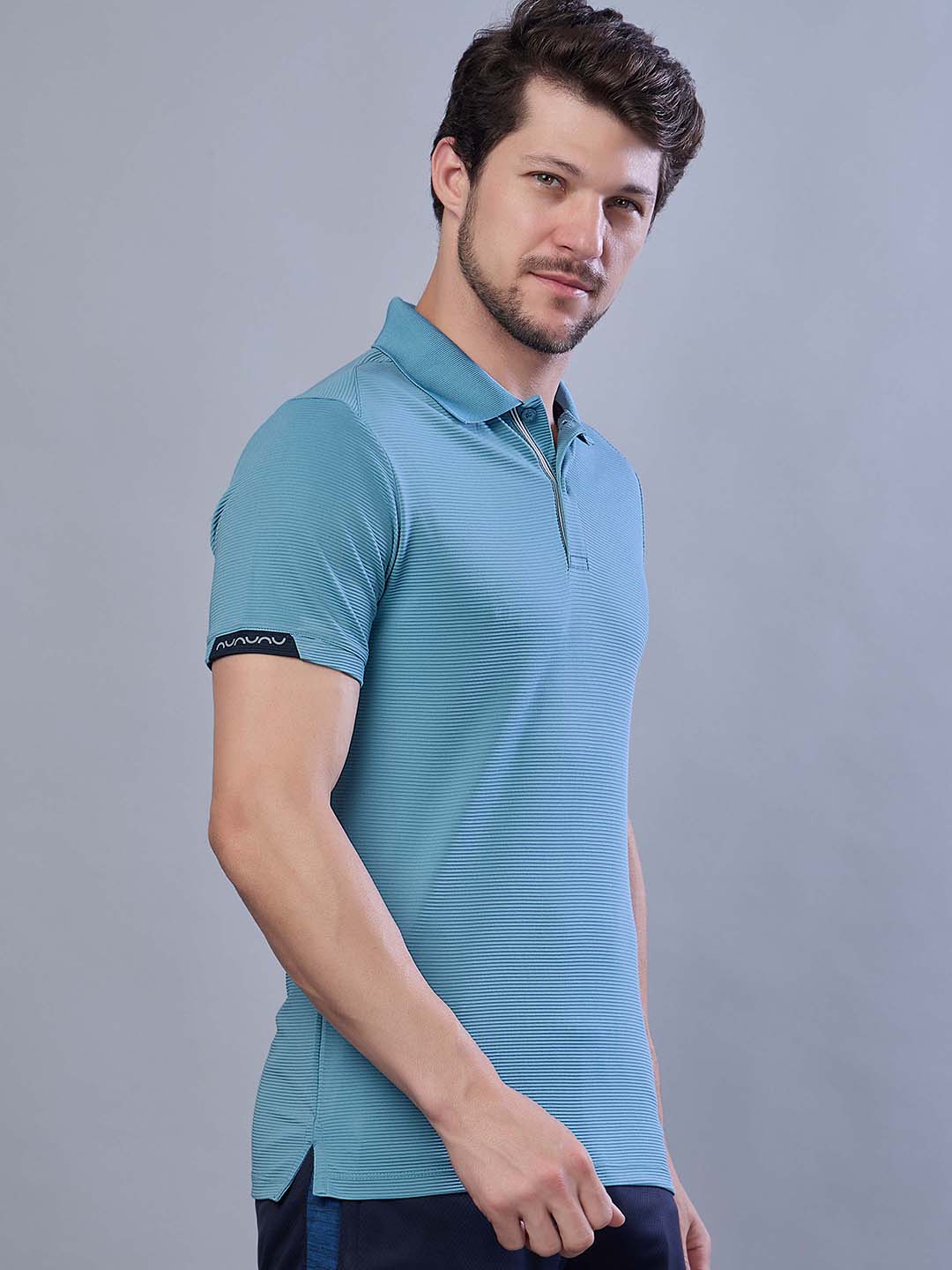 Men’s Stretchable Polo Neck Sports T Shirt