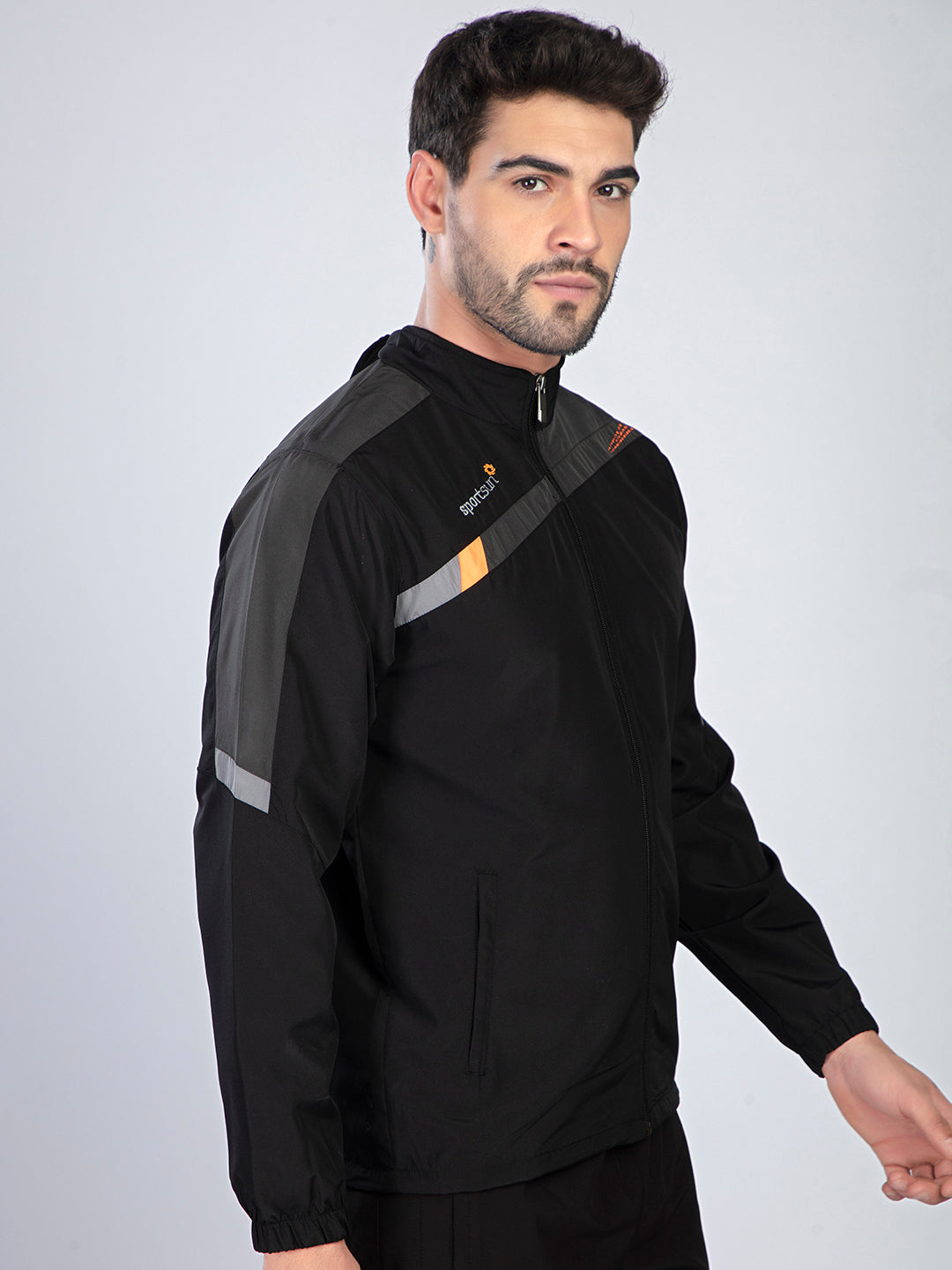 Sport Sun Black Premium Sports Jacket