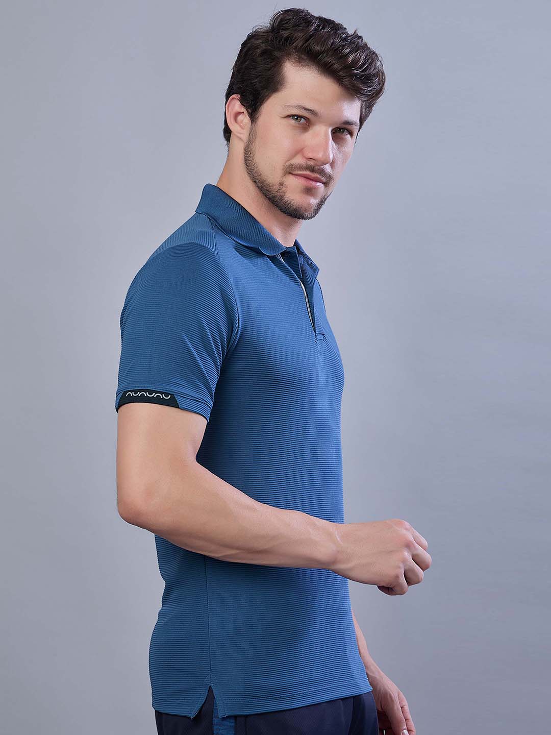 Men’s Stretchable Polo Neck Sports T Shirt