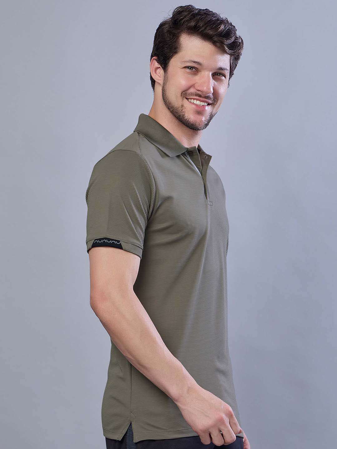 Men’s Stretchable Polo Neck Sports T Shirt