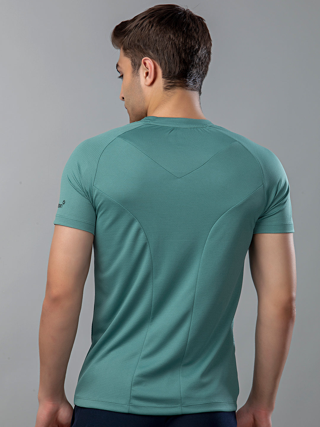 Sport Sun Active Round Neck Green T Shirt