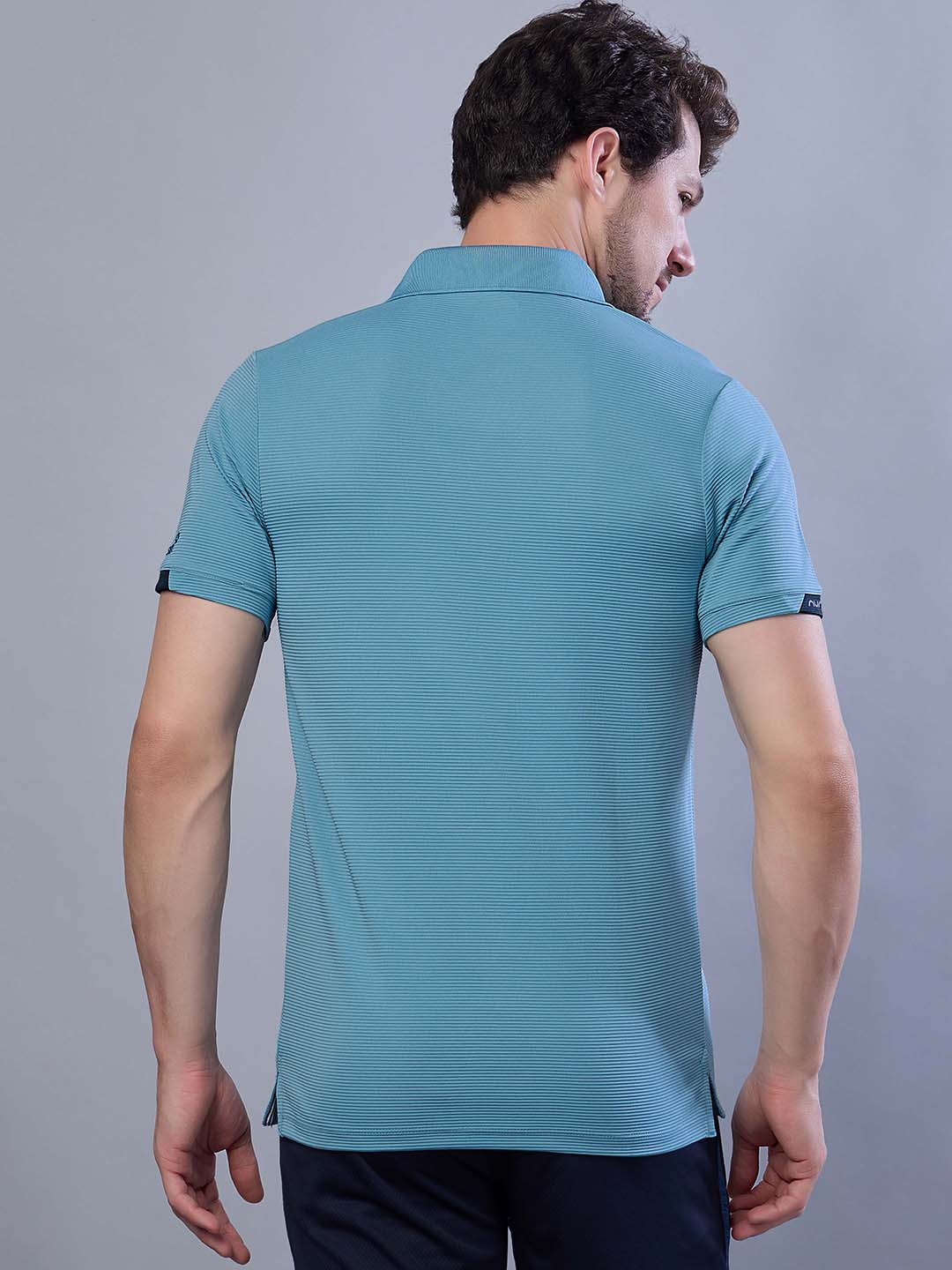 Men’s Stretchable Polo Neck Sports T Shirt