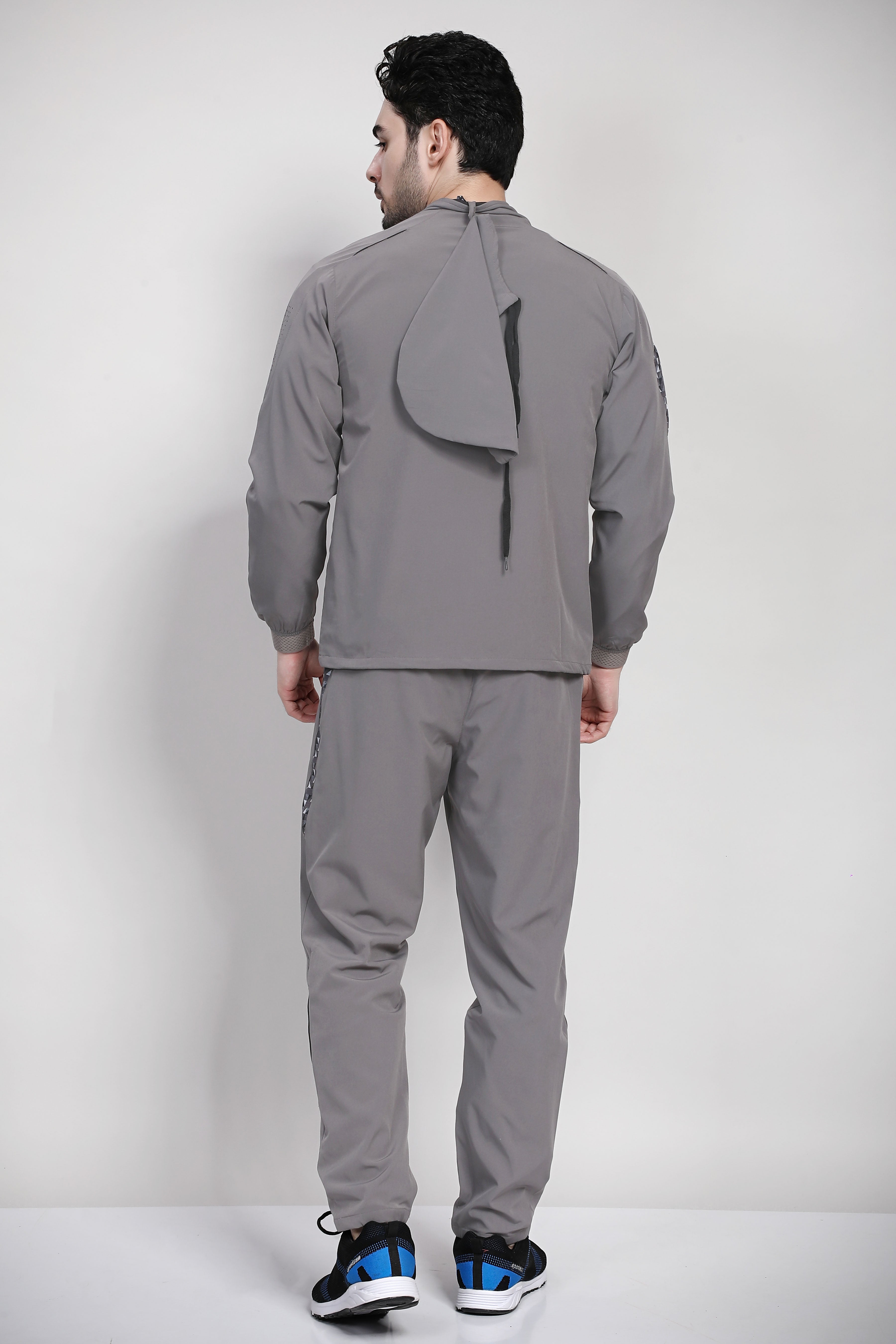 Sport Sun Micro Poly Charcoal Track Suit