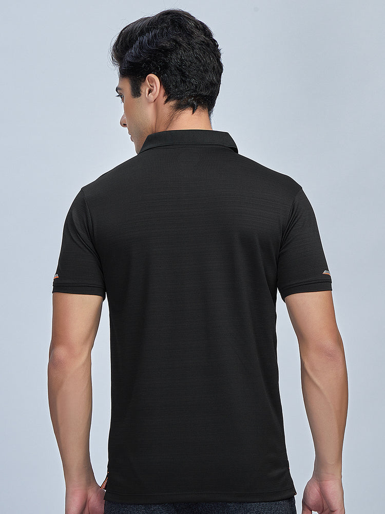 Sport Sun Playcool Polo Black T Shirt