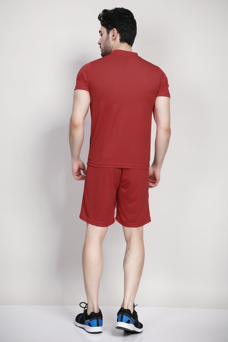 Sports Navy Red Football Kit For Men