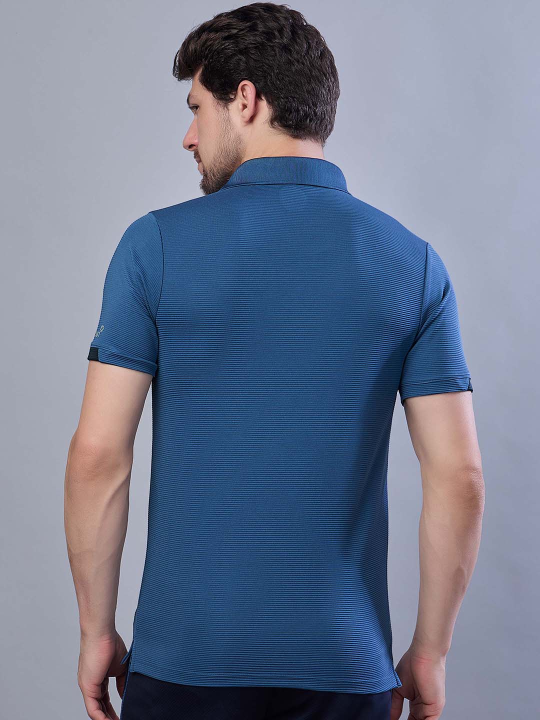 Men’s Stretchable Polo Neck Sports T Shirt